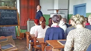 Nachsitzen im historischen Klassenzimmer