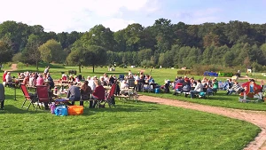 Picknick in der Parkanlage