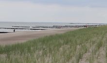 Strand von Graal-Müritz mit Blick zur Seebrücke