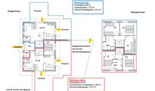 L7 Ferienhaus Strandhafer Ostseebad Rerik - XL - Grundriss Doppelhaushälften links + rechts