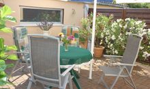 Sichtgeschützte Grillterrasse direkt am Bungalow