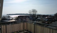 Balkon mit Blick auf Ostsee und Salzhaff