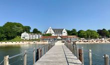 Seebrücke am Strand Sandwig