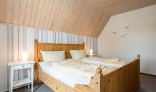 Das zweite Schlafzimmer mit Doppelbett