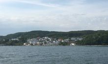 Die Altstadt von Sassnitz von See aus