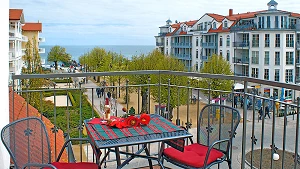 Balkon mit Meerblick