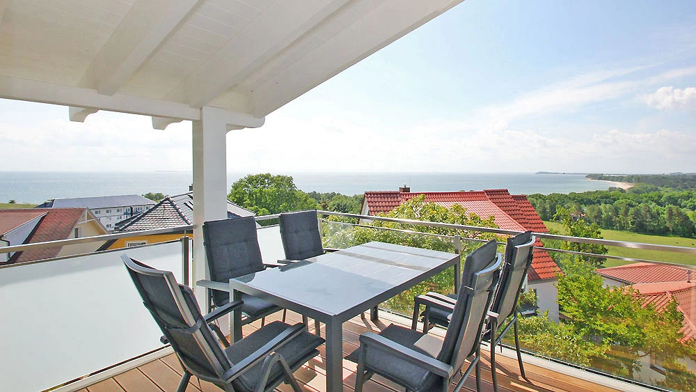 Balkon mit Meerblick