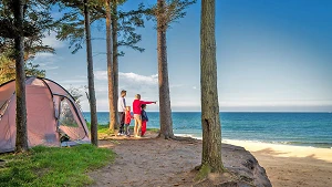 Campingplatz an der Ostsee