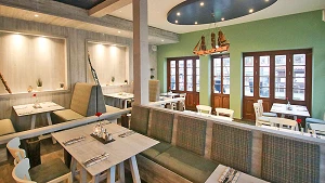 modernes Ambiente im Restaurant „Am Strom“