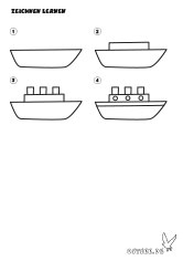 Anleitung: Schiff zeichnen