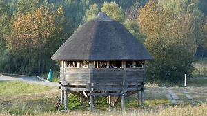 Beobachtungshütte in der Nähe von Zingst