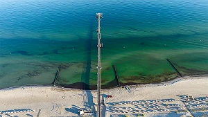 Graal-Müritzer Seebrücke aus der Vogelperspektive