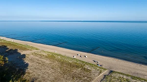 Luftbild Strand Graal-Müritz, Blickrichtung Osten