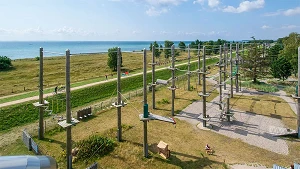 Kletterpark mit Meerblick