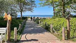 Weg zum Strand Am Schwarzen Busch