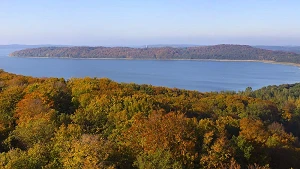 Aussicht vom Baumwipfelpfad im Naturerbe Zentrum RÜGEN