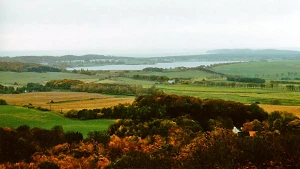 Ausblick vom Turm über die Insel Rügen