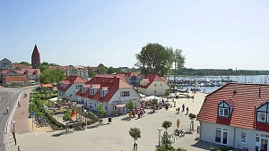 Blick auf die Haffpromenade