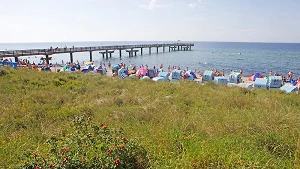 Blick auf die Seebrücke