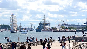 Hanse Sail - Schiffe gucken in Warnemünde