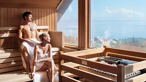 Sauna mit Ostseeblick