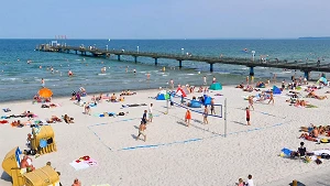 Strand an der alten Seebrücke