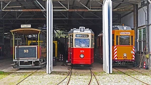 historische Straßenbahnen