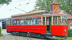 historische Straßenbahn