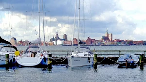 Blick auf Stralsund