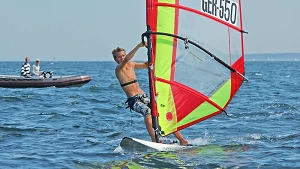 Windsurfen auf der Ostsee